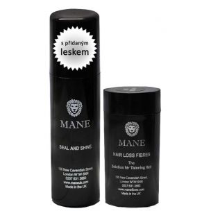 MANE vlasová vlákna 15 g + Mane Sealer s přidaným leskem 150 ml