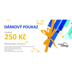 Dárkový poukaz 250 Kč (www.hustsivlasy.cz)