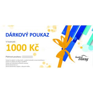 Dárkový poukaz 1000 Kč (www.hustsivlasy.cz)