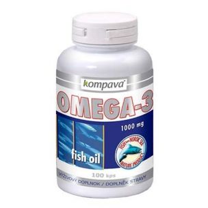 Kompava Omega-3 fish oil 1000 mg, 30 kps