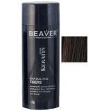 Beaver vlasová vlákna 28g Tmavě hnědá (Dark brown) | Hustsivlasy.cz