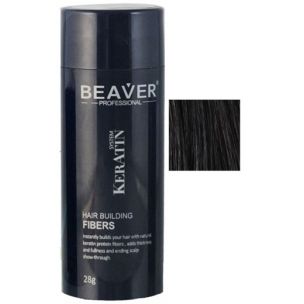 Beaver vlasová vlákna 28g Černá (Black) | Hustsivlasy.cz